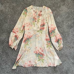 Vintage Blumarine Silk Floral Dress